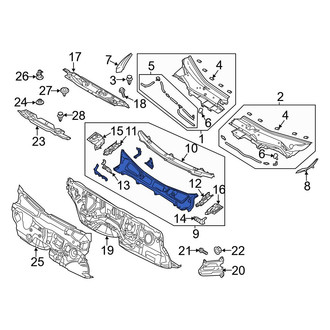 Mazda OE - Cowl Panel