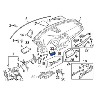 Mazda OE - Instrument Panel Trim Panel