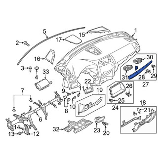 Mazda OE - Instrument Panel Bezel