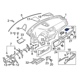 Mazda OE - Right Dashboard Air Vent