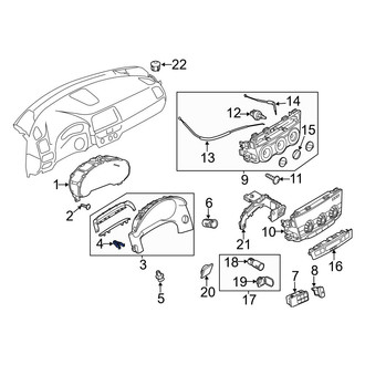 Mazda OE - Battery Cover Clip