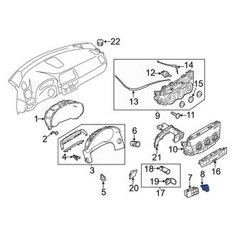 Mazda OE - Hazard Warning Switch