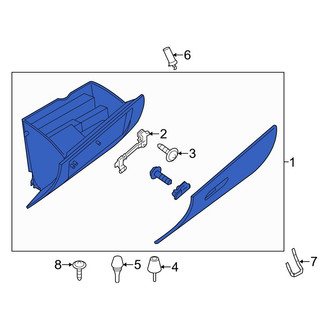 Mazda OE - Front Glove Box Assembly