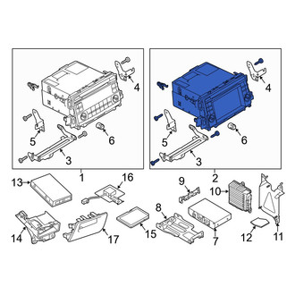 Mazda OE - Radio Control Unit