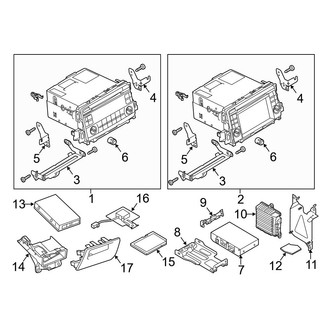Mazda OE - Instrument Panel - Sound System (Receivers and Amplifiers)