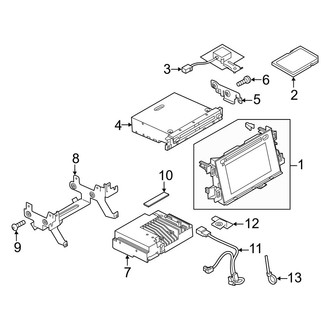 Mazda OE - Instrument Panel - Sound System (Receivers and Amplifiers)