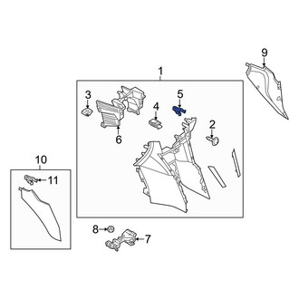 Mazda OE - Door Interior Trim Panel Retainer