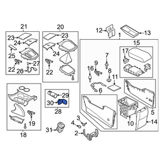 Mazda OE - 12 Volt Accessory Power Outlet Cover