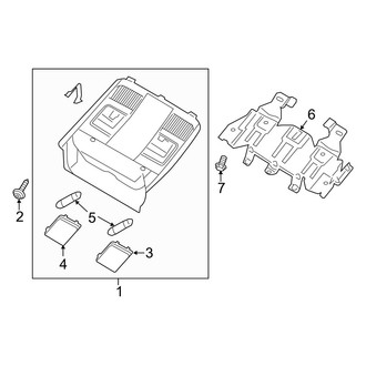 Mazda OE - Overhead Console (W/O Sunroof)