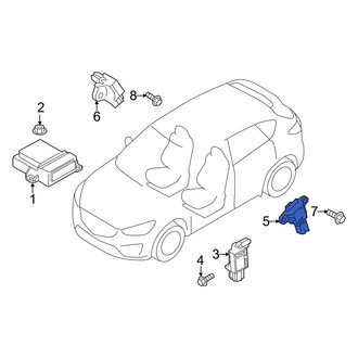 Mazda OE - Center Air Bag Impact Sensor