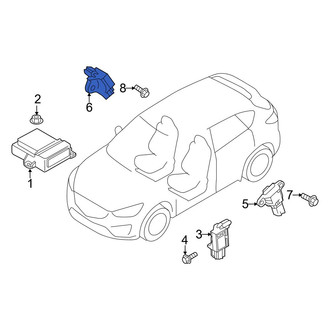 Mazda OE - Rear Air Bag Impact Sensor