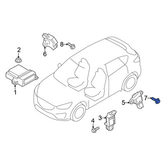 Mazda OE - Rear Air Bag Impact Sensor Bolt