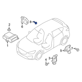 Mazda OE - Air Bag Impact Sensor Bolt