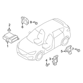 Mazda OE - Restraint Systems - Air Bag Components (Modules & Sensors)