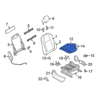 Mazda OE - Front Right Seat Cover