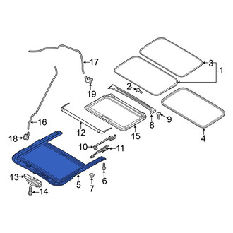 Mazda OE - Sunroof Frame
