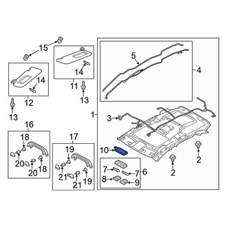 Mazda OE - Roof Bezel