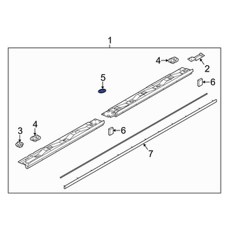Mazda OE - Rocker Panel Molding Clip