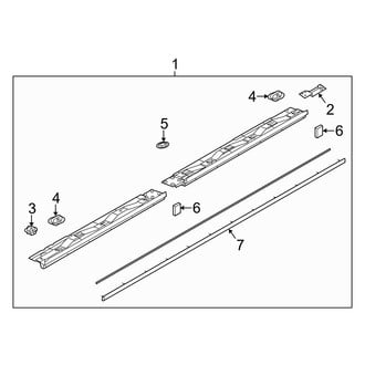 Mazda OE - Pillars, Rocker & Floor - Exterior Trim