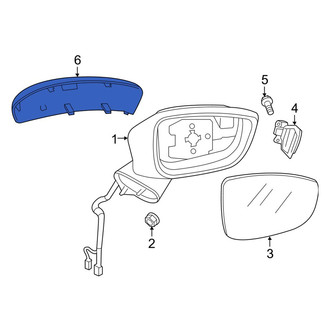 Mazda OE - Front Left Door Mirror Cover