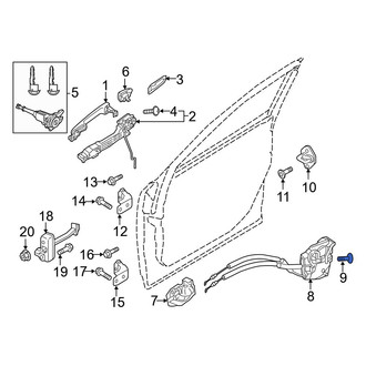 Mazda OE - Door Latch Screw