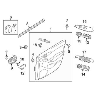Mazda OE - Front Door - Interior Trim