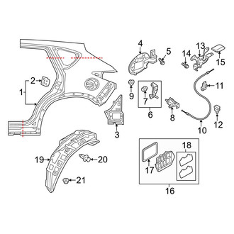 Mazda OE - Quarter Panel & Components