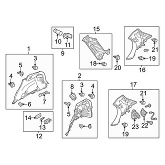 Mazda OE - Quarter Panel - Interior Trim