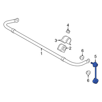 Mazda OE - Rear Left Suspension Stabilizer Bar Link