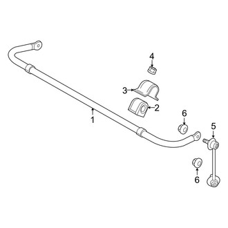 Mazda OE - Rear Suspension - Stabilizer Bar & Components (AWD)