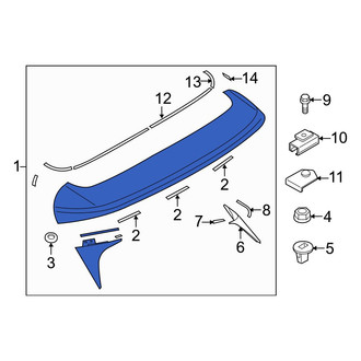 Mazda OE - Rear Spoiler Kit