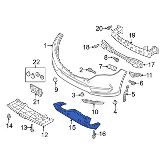 Mazda OE - Front Bumper Splash Shield