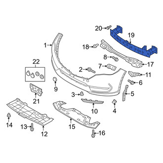 Mazda OE - Front Bumper Impact Bar