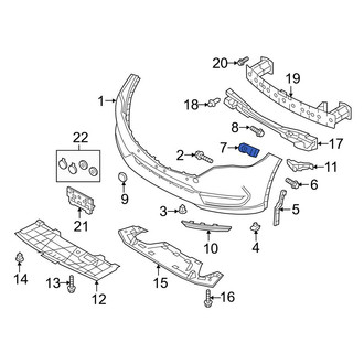 Mazda OE - Front Left Bumper Cover Bracket