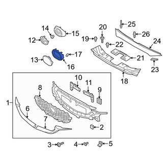 Mazda OE - Grille Emblem Bracket