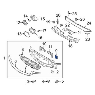 Mazda OE - Left Outer Grille Bracket