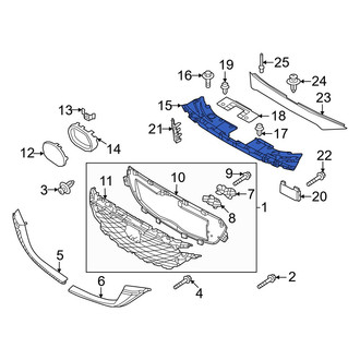 Mazda OE - Front Radiator Support Access Cover