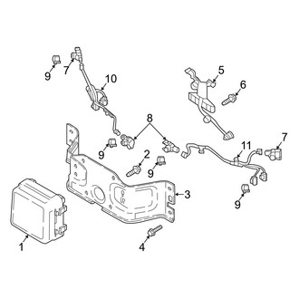 Mazda OE - Front Bumper & Grille - Electrical Components