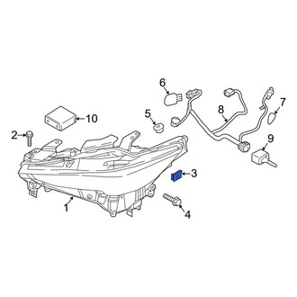 Mazda OE - Headlight Mounting Nut