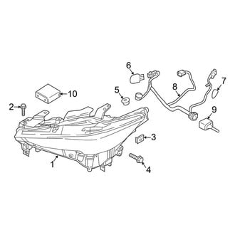 Mazda OE - Front Lamps - Headlamps