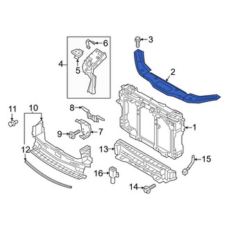 Mazda OE - Front Radiator Support Tie Bar