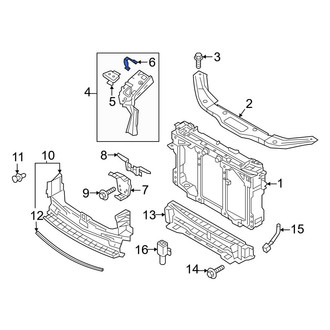 Mazda OE - Right Upper Fender Bracket