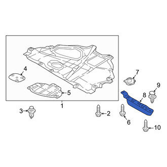 Mazda OE - Front Left Fender Liner Extension