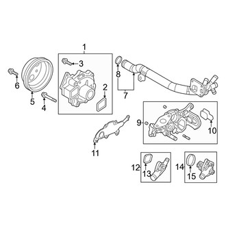 Mazda OE - Cooling - Water Pump (With I-Stop)