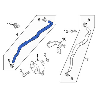 Mazda OE - Lower Radiator Coolant Hose