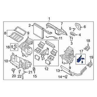 Mazda OE - HVAC Mode Door Lever Link