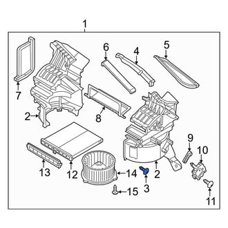 Mazda OE - HVAC Air Inlet Housing Screw