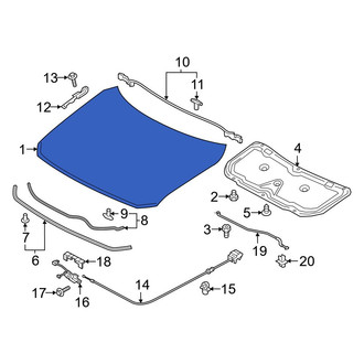 Mazda OE - Front Hood Panel