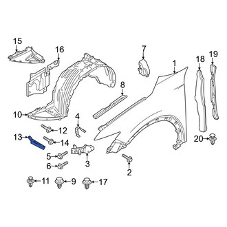 Mazda OE - Front Right Fender Liner Extension