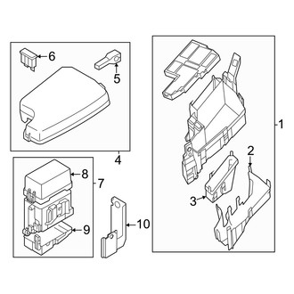 Mazda OE - Electrical - Fuse & Relay (Engine Compartment)
